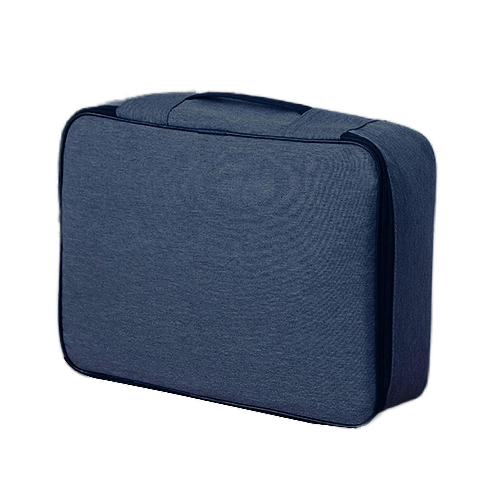 Document File Organizer Bag Storage Holder for Passport & Certificate navy