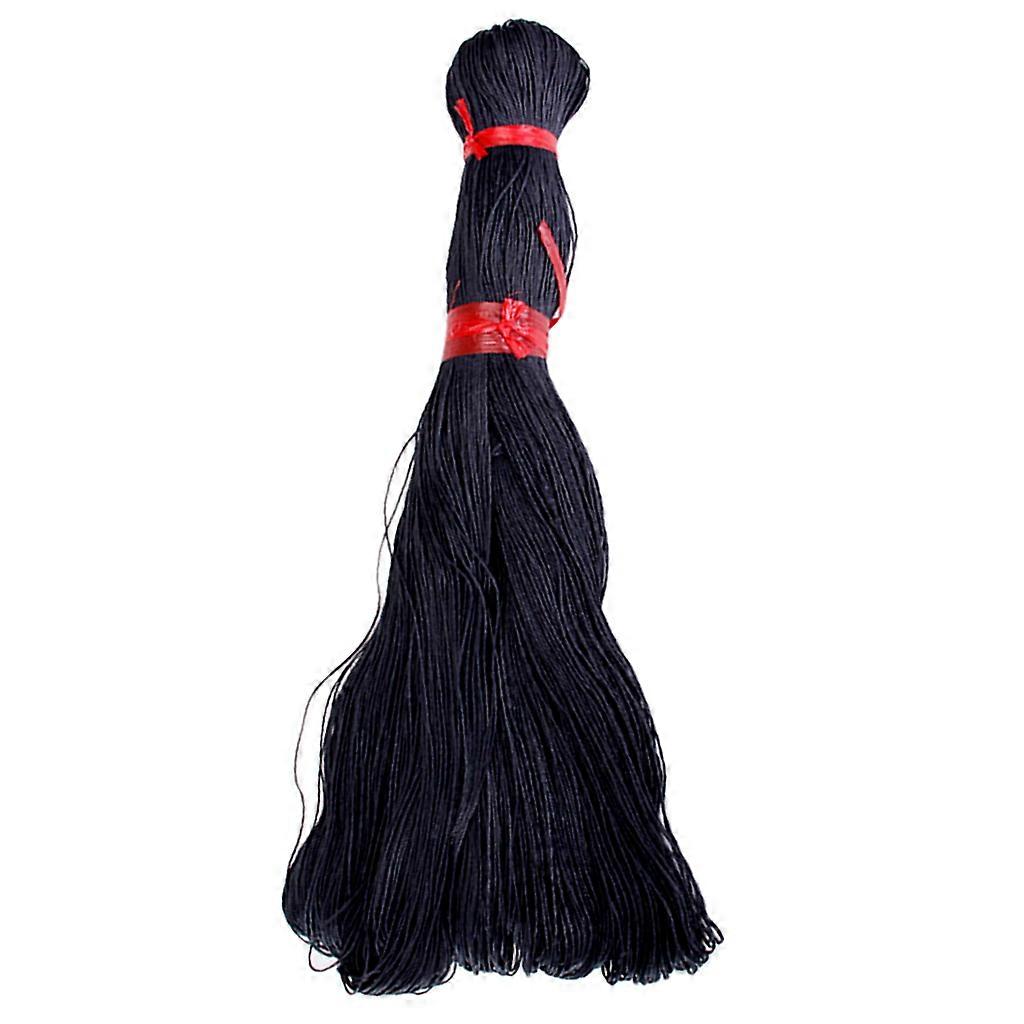 45 Meters Waxed Cotton Cord String 1mm - Black