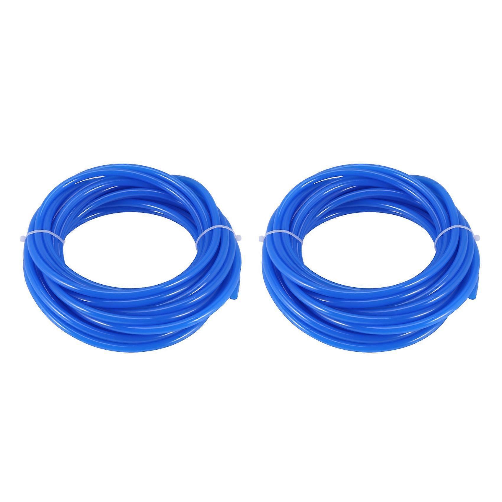 2pcs 8mm(OD) x 5mm(ID) PU Air Tubing Pipe Hose 10 Meter Blue 10M