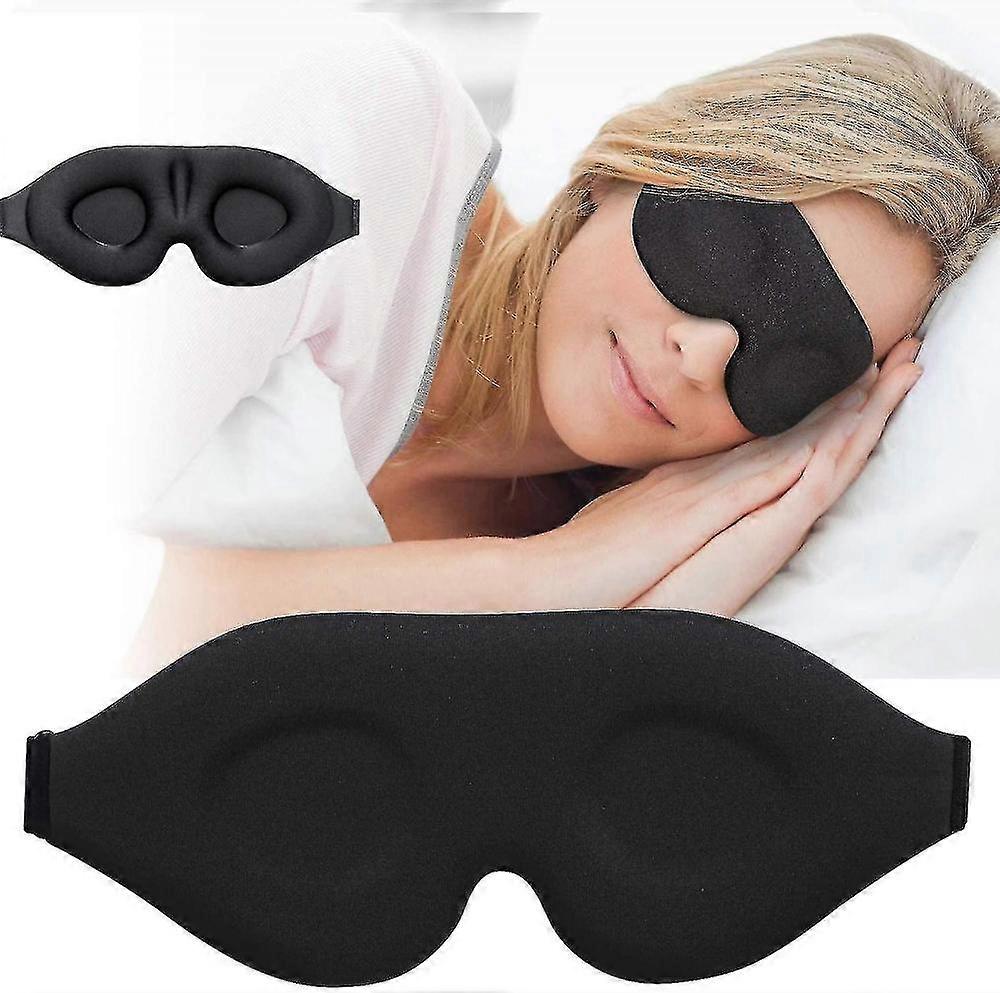3d Sleep Eye Mask Memory Foam Sleeping Blindfold Light Blocking Eye Cover