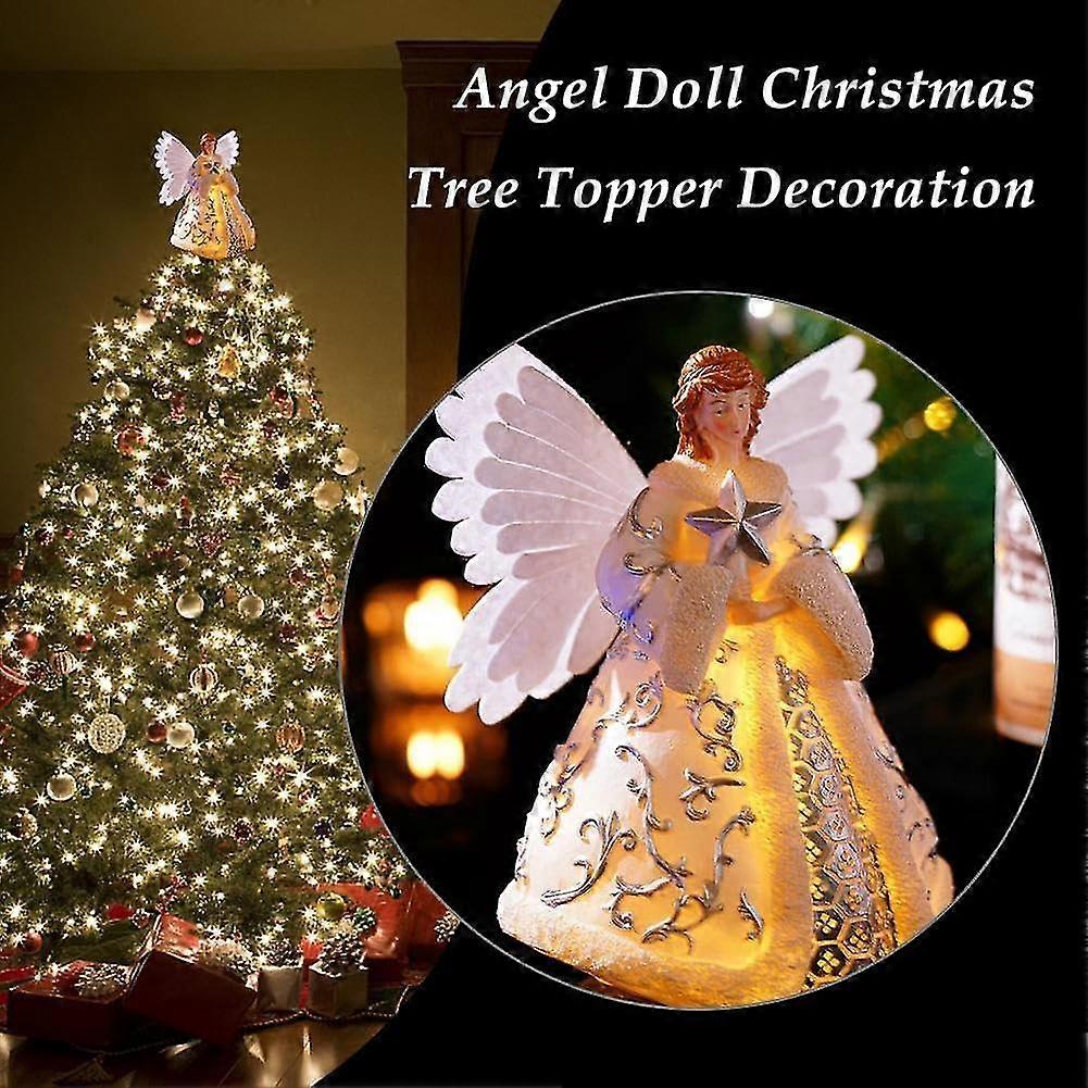Angel Christmas Tree Topper with Lights Exquisite Angel Tree Topper ...