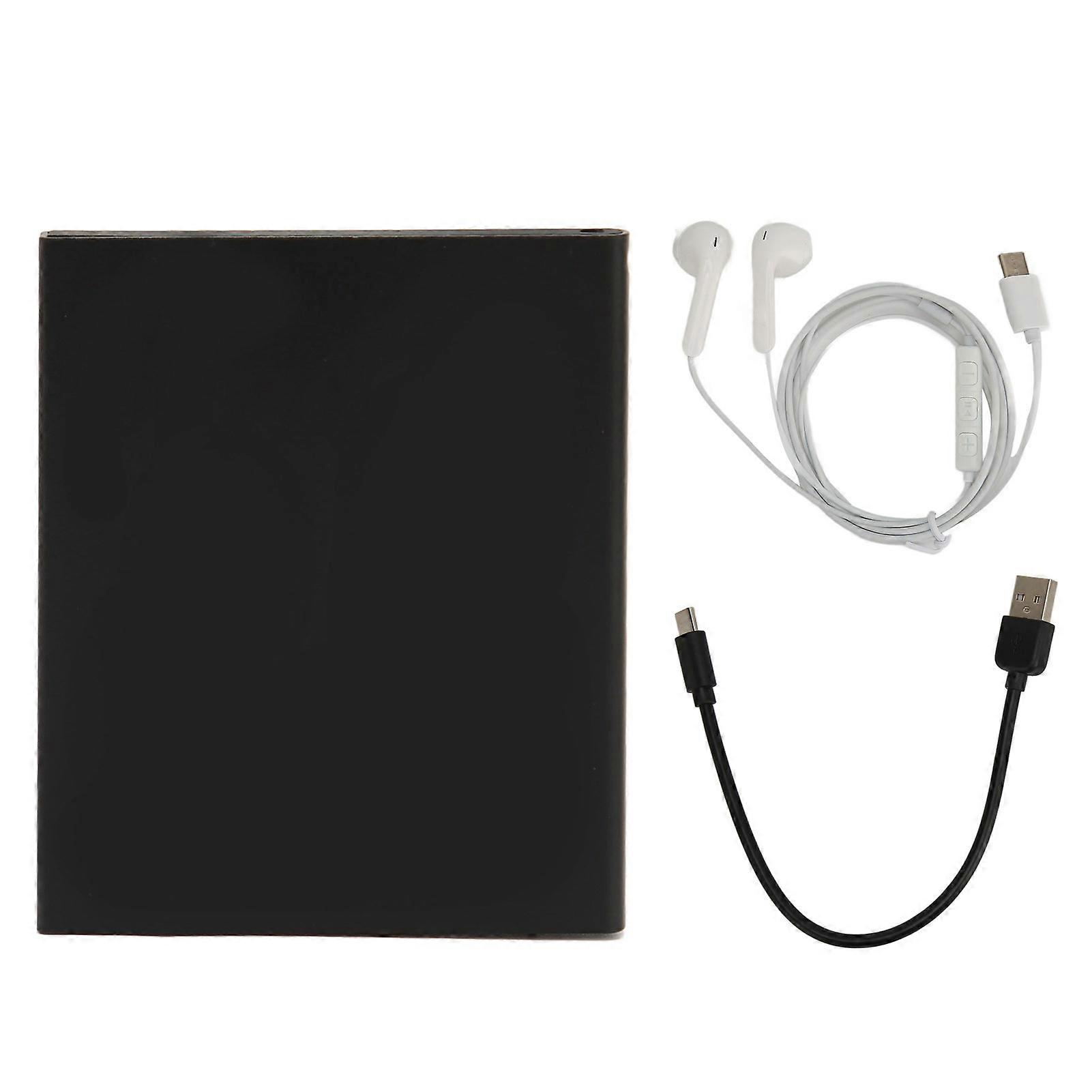 Voice Activated Recorder AI Intelligent HD Noise Reduction Card Type Digital MP3 Recorder for Meeting Interview English 16GB