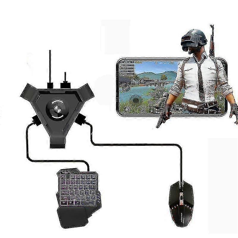 Adaptador Bluetooth Mobile Gamepad Usb Controller, Gaming Keyboard Mouse Converter