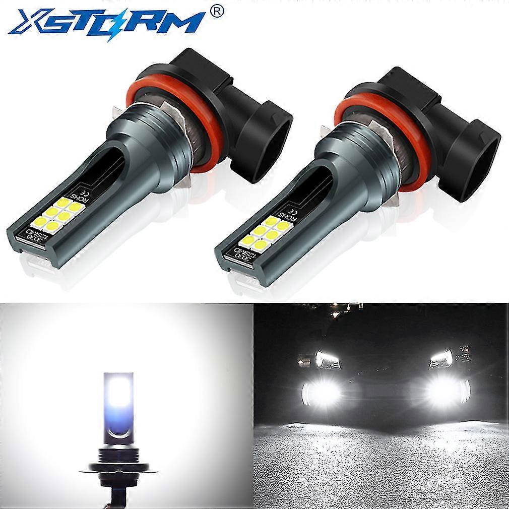 2pcs H8 H11 Led Bulb H16 Jp 9005 Hb3 9006 Hb4 Led Lamp Super Bright Car Fog Lights Day Driving Running Light 12v 6000k White
