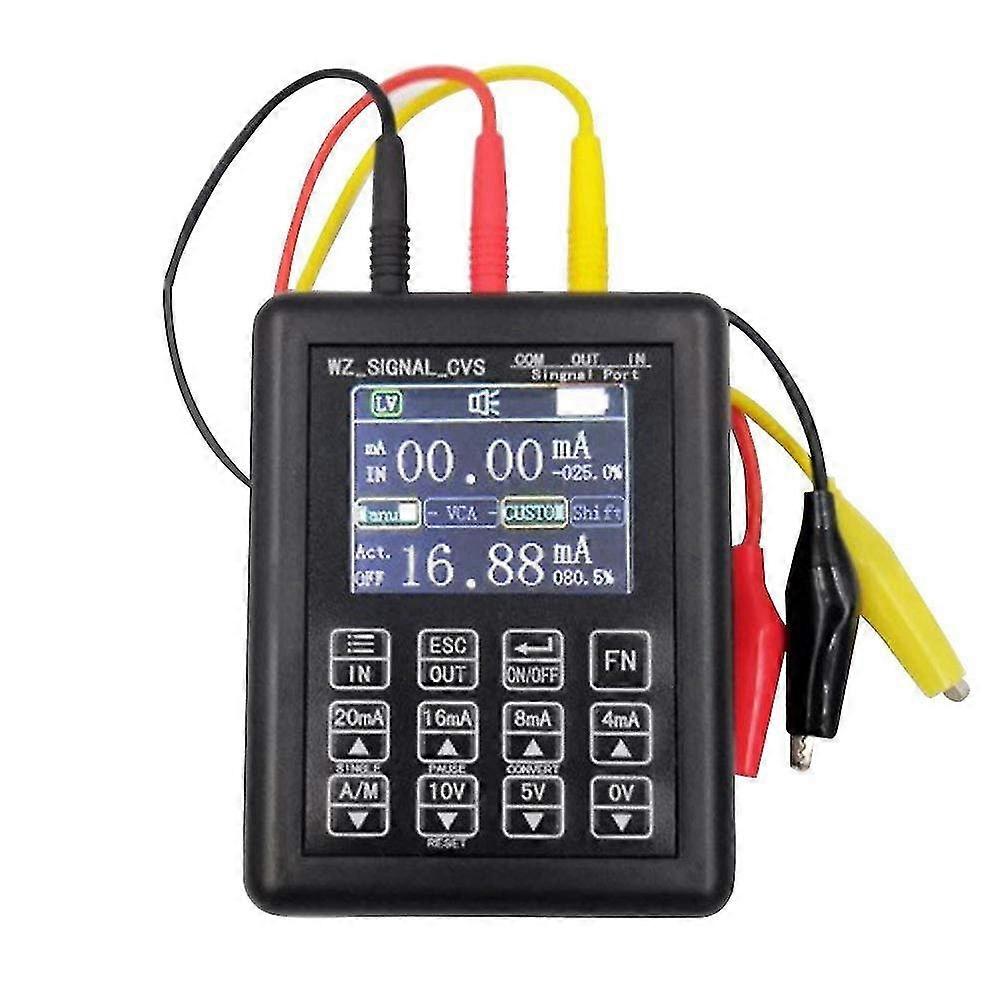 4-20MA 0-10V Justerbar Signalgenerator Processstyrande Signalkalibrator Konstant Strömgenerator