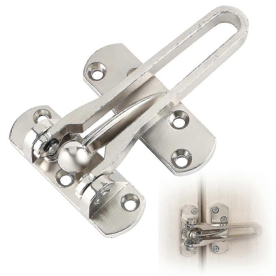 قفل سلسلة الباب للباب الأمامي ، قفل الباب مع شريط سوينغ أمن سلسلة الباب ، النيكل المصقول