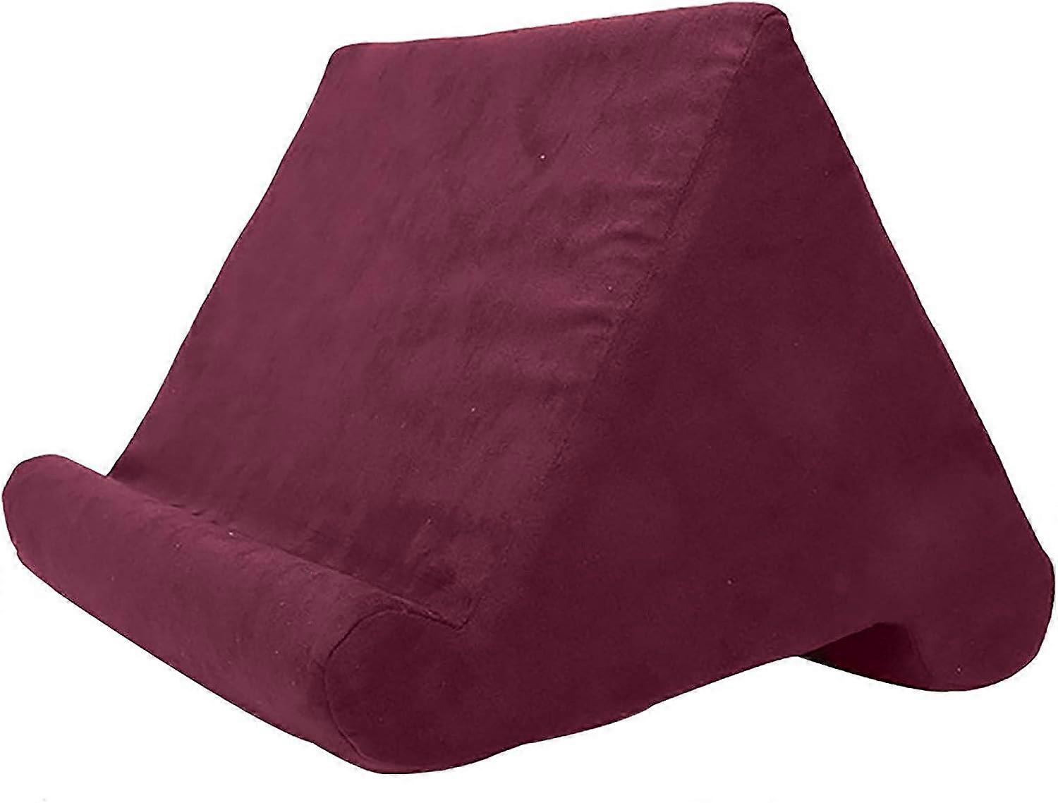 Tablet Pillow Stand Multifunctional Phone Holder Reading Pillow Adjustable Angle Mobile Phones Tablet Stand for Lap, Desk and Bed