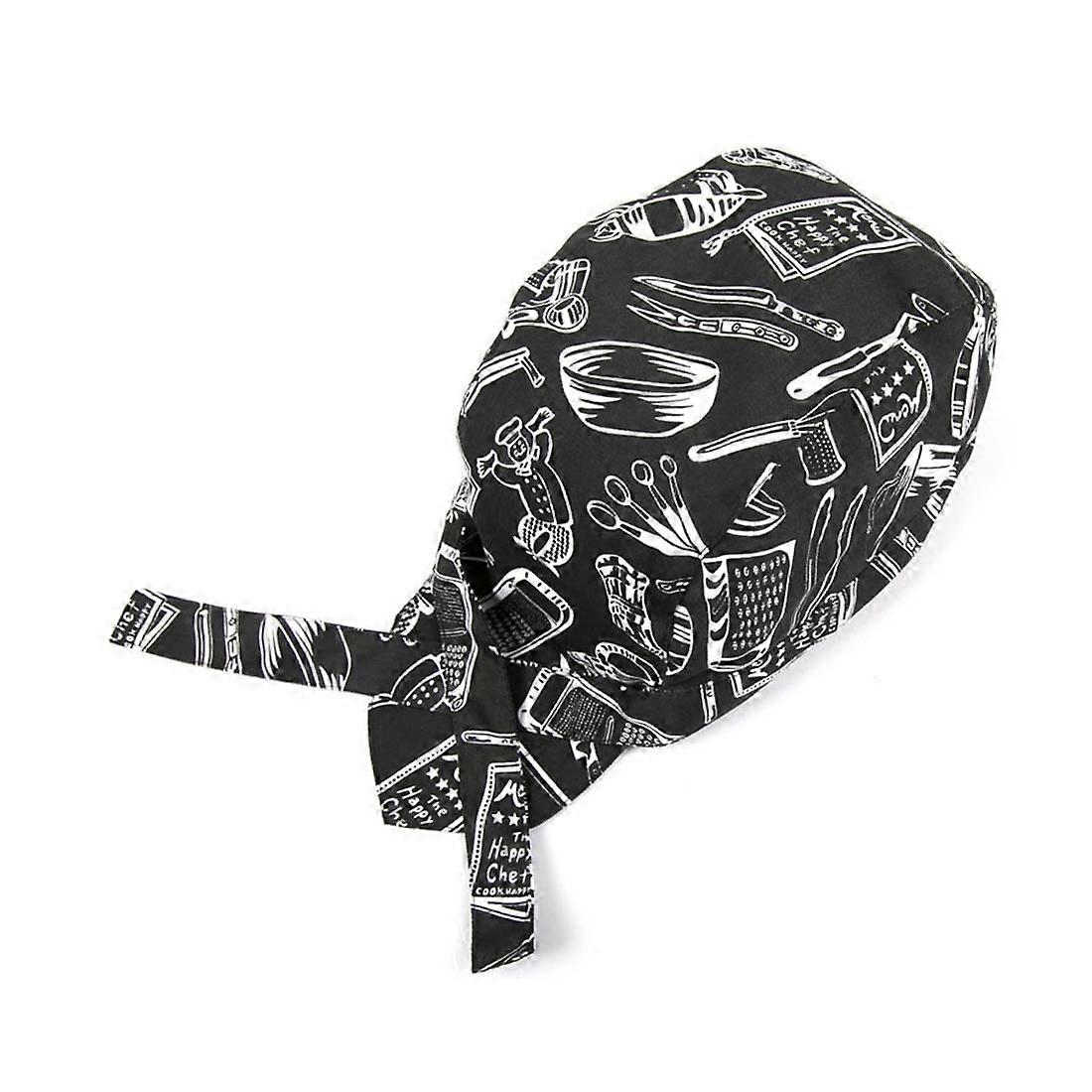 Chef Waiter Work Cap Pirate Hat Turban Cap