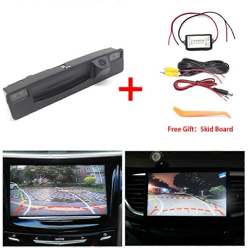 HD Trunk Handle Camera For Ford Focus Mk4 C519 2018 2019 2020 2021 CCD Night Vision Waterproof Backup Reverse Rear View Camera