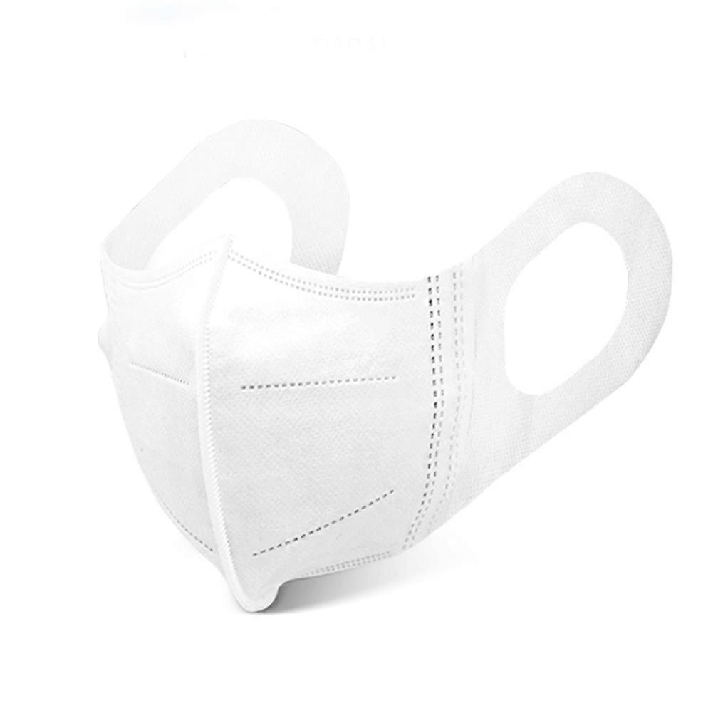 10 delar/förpackning engångs Face_Masks för vuxen 4 lager skydd, non-woven ansiktsmask engångsbandanas 3D-typ för kvinnor män