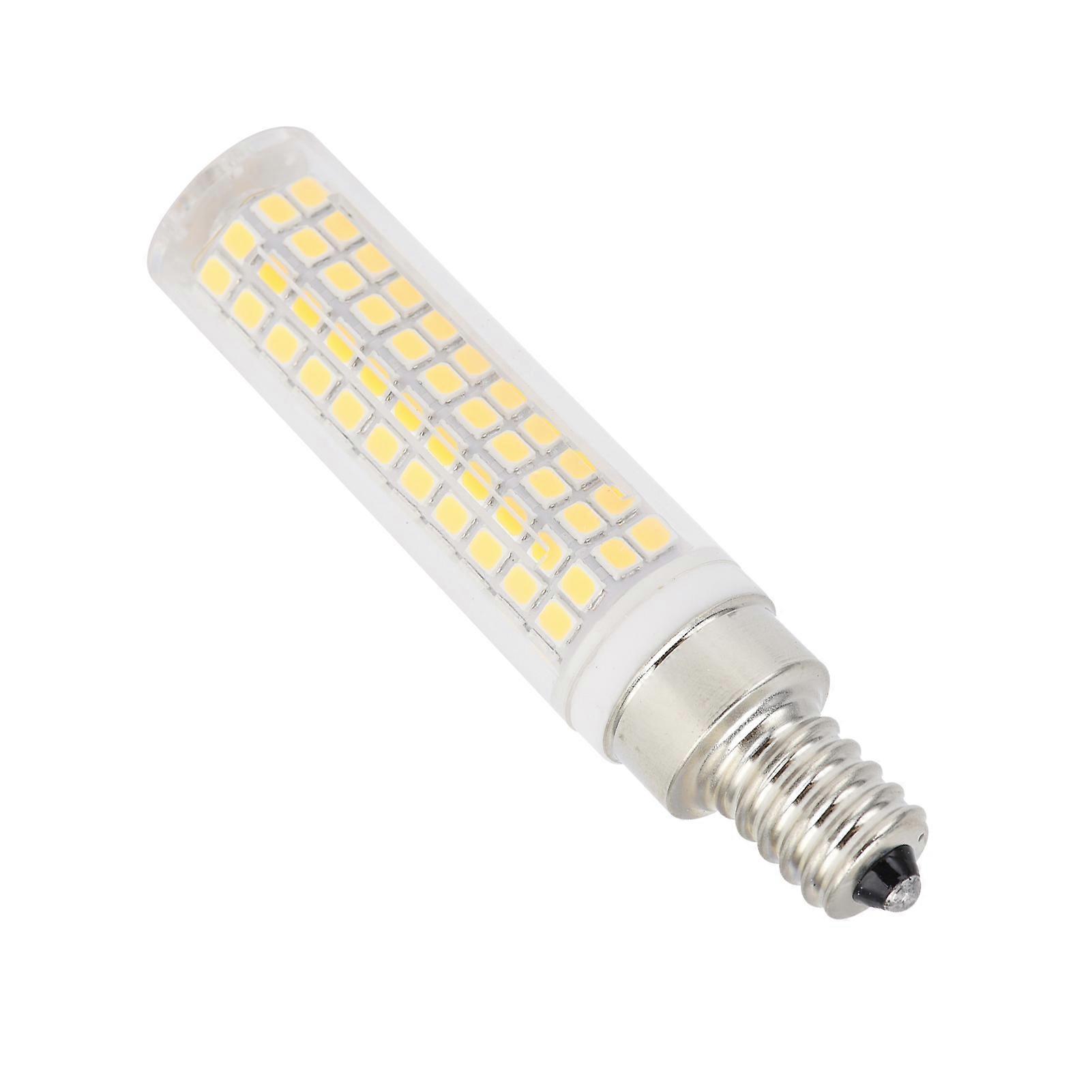 LED E12 Bulb 136LED Dimmable 1200LM 110VCorn Ceiling Chandelier Light Wall LampCold White