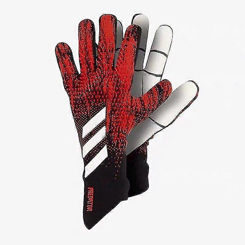 厚くなったサッカー ゴールキーパーグローブ ニュープレデター ゴールキーパーグローブ 男性 ノンスリップ ゴールキーパーグローブ サッカー