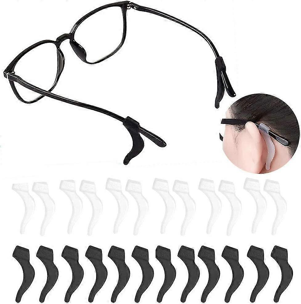 Eyeglass Ear Grip, Anti - Slip Comfortable Silicone Elastic Eyeglasses Retainers For Sunglasses Reading Glasses Eyewear, Sport Eyeglass Strap, 10 Pair