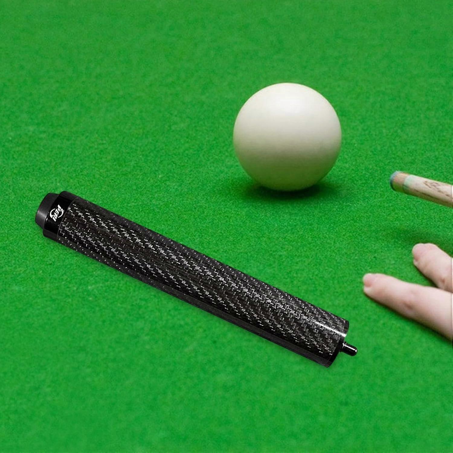 Black Billiard Cue Rod Extension - Compact Portable Snooker Shaft for Pool Cues
