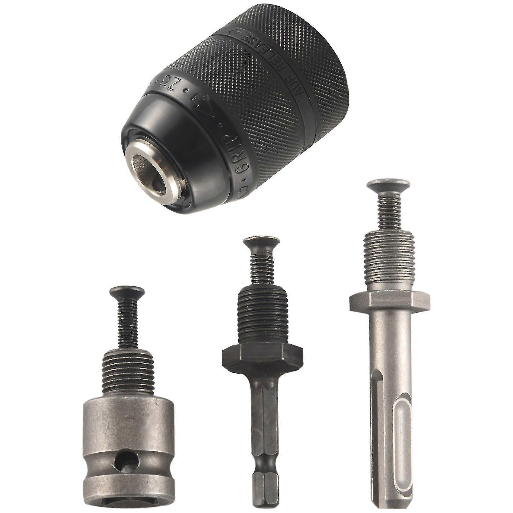 12-20unf Keyless 1.5-13mm 3- Drill Chuck Quick Change Adapter Sds-plus Handle 14inch Hexagonal Ha
