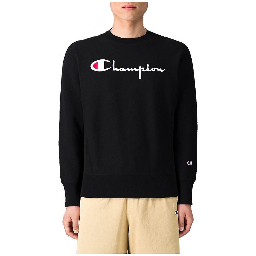 Champion Reverse Weave Embroidered Script Logo 216539KK001NBK universal all year men