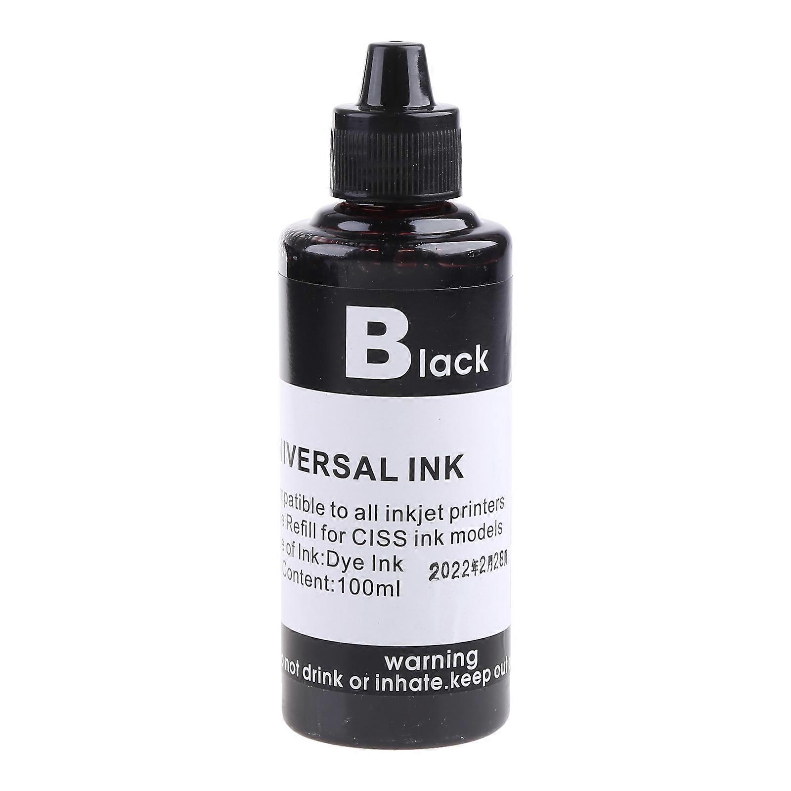 100ML Refill Ink Kit Universal Dye Printer Supplies for Desktop Printing Paper