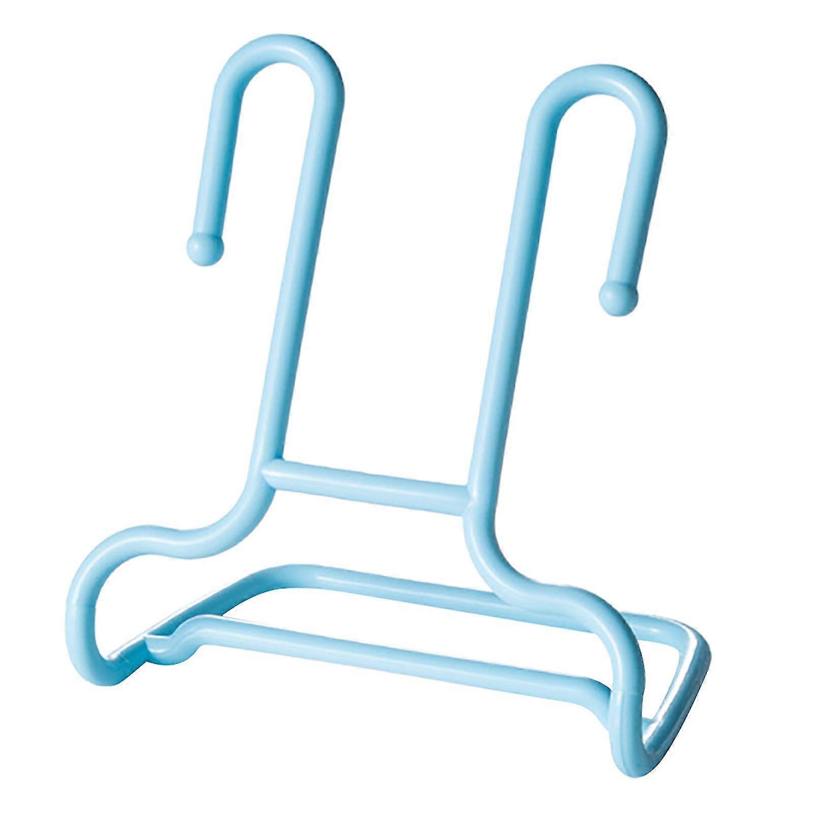 Creative Home Portable Standable Hanging Shoe Rack Drying (Two Packs) - Blue Banmo