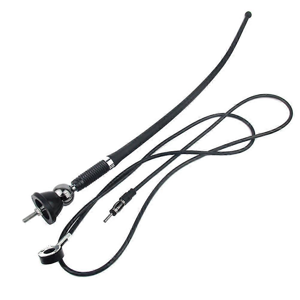 1套通用汽车货车无线电天线橡胶桅杆空中翼屋顶支架36cm