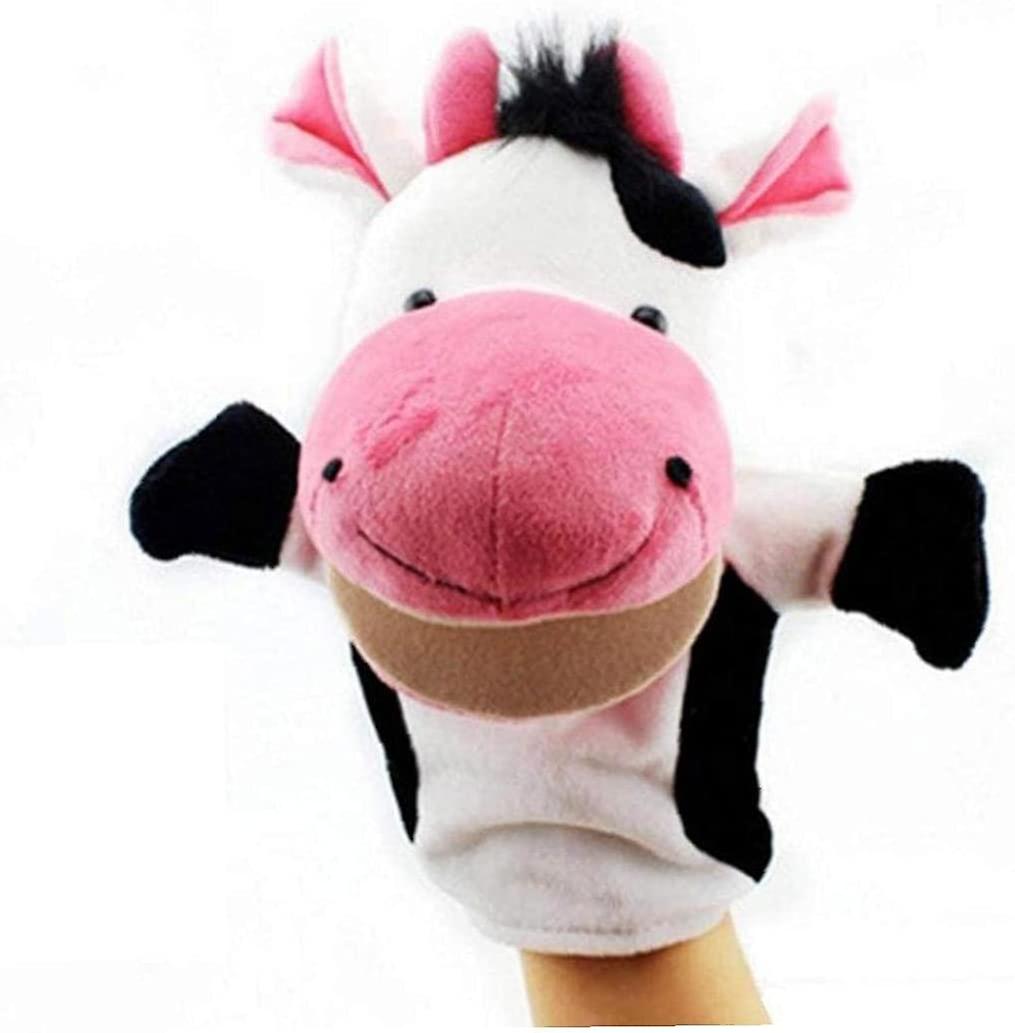 Hand Puppets Cow Shape for Pretend Playing Finger Puppets