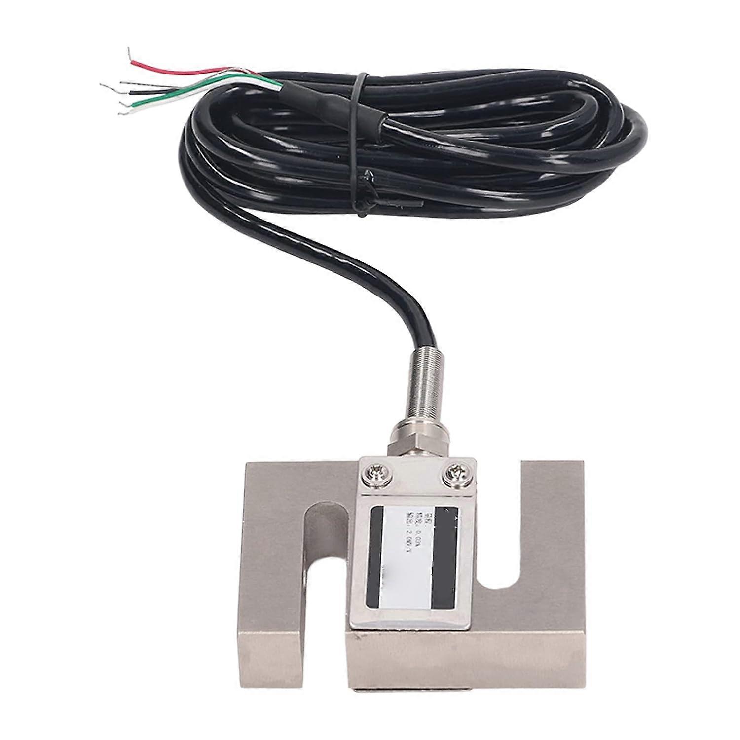 Load Cell, S-type Stainless Steel M8x1.25 Tension Sensor for Machine Tools (10KG)
