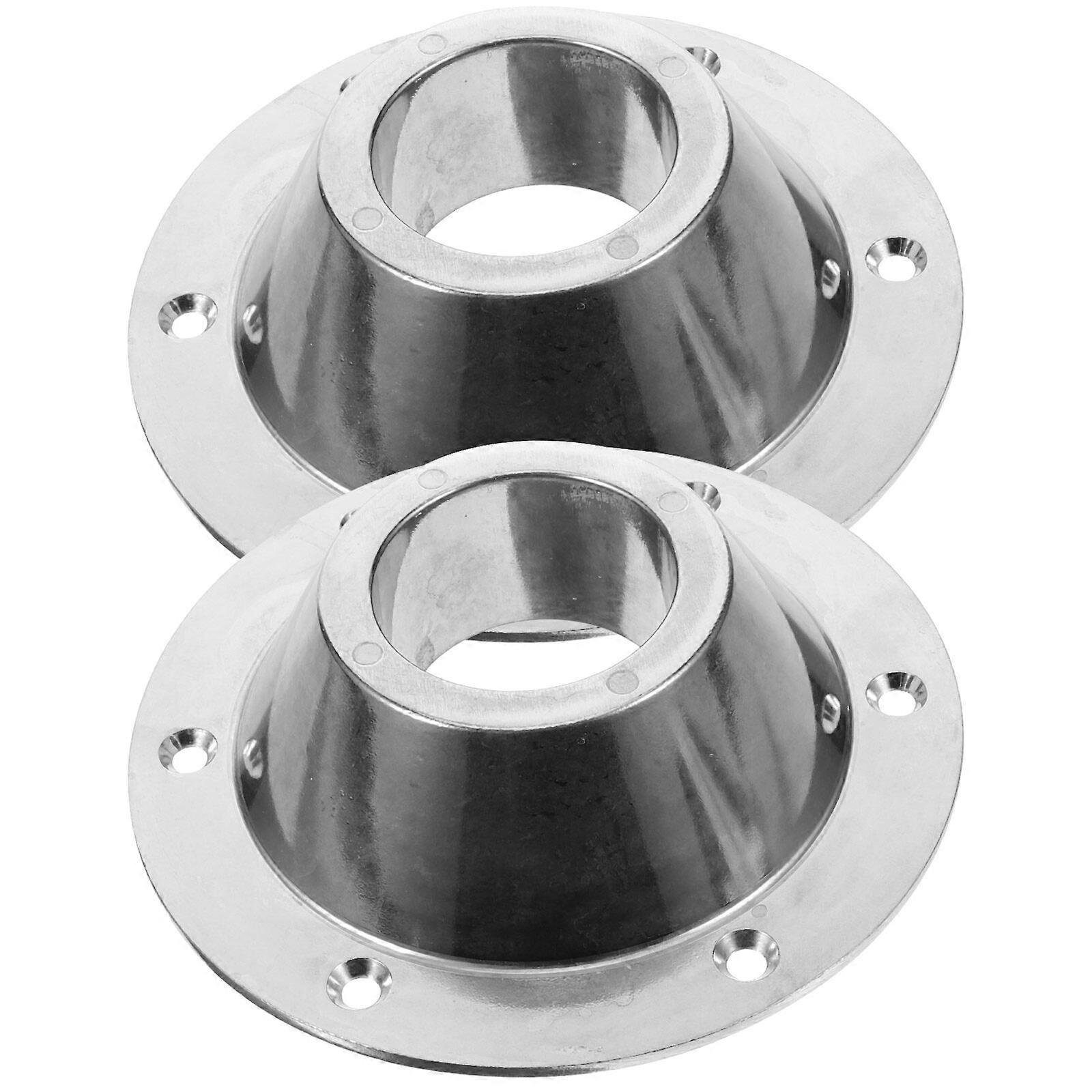 2pcs RV Table Base Aluminum Mounting Base Table Bases Yacht Table Fixed Accessories