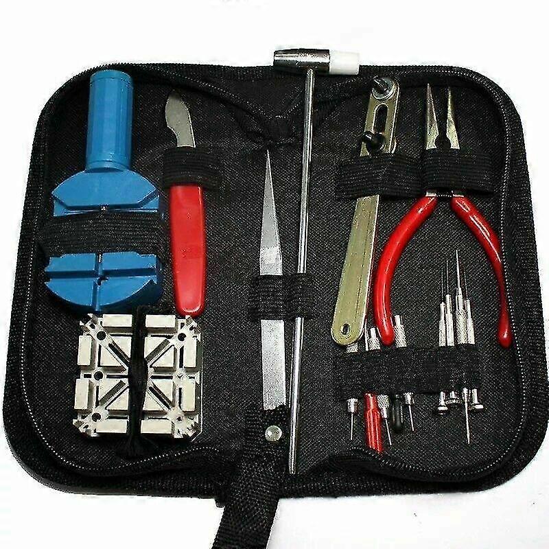 16ピースウォッチリペアリアオープナーキットツールストラップピンストラップリンクリムーバーブランド新