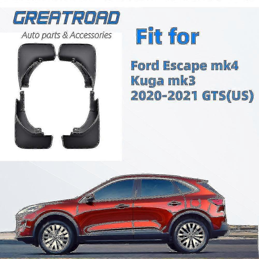 4pcs Car Mudflaps For Ford Escape Mk4 Kuga Mk3 2020 2022 Mud Flaps Splash Guards Mudguards Mud Flap Front Rear Fender Flares