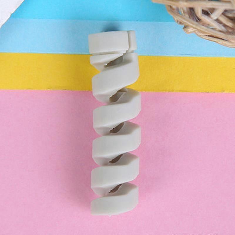 50Pcs Spiral Cable Protector Data Line Silicone Bobbin Winder Protective Tube Cable Cover
