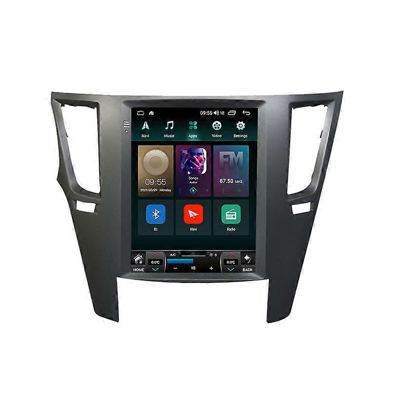 For Subaru Outback 2009-2014 Android Car Radio Stereo 4g 8-core Carplay Tesla Vetical Screen 9.7 Multimedia Player