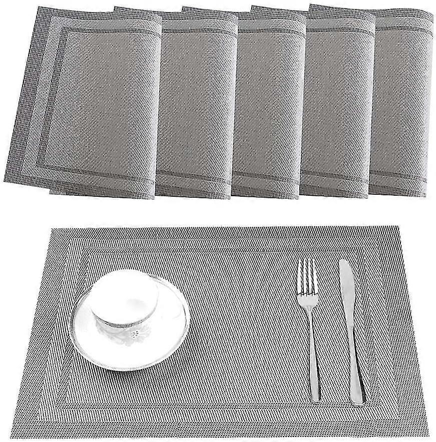 Set Of 6 Insulated Placemat