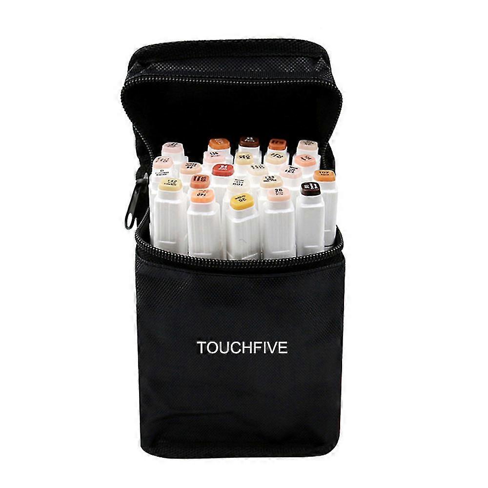 Touchfive 24 hudfarge farger alkohol markører
