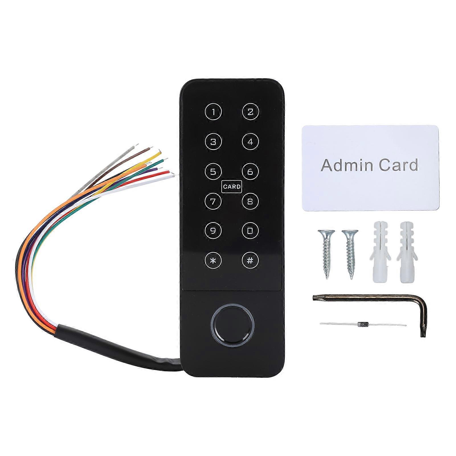 Smart Touch Keypad Lock: Durable, Waterproof, Keyless Entry with Fingerprint Access