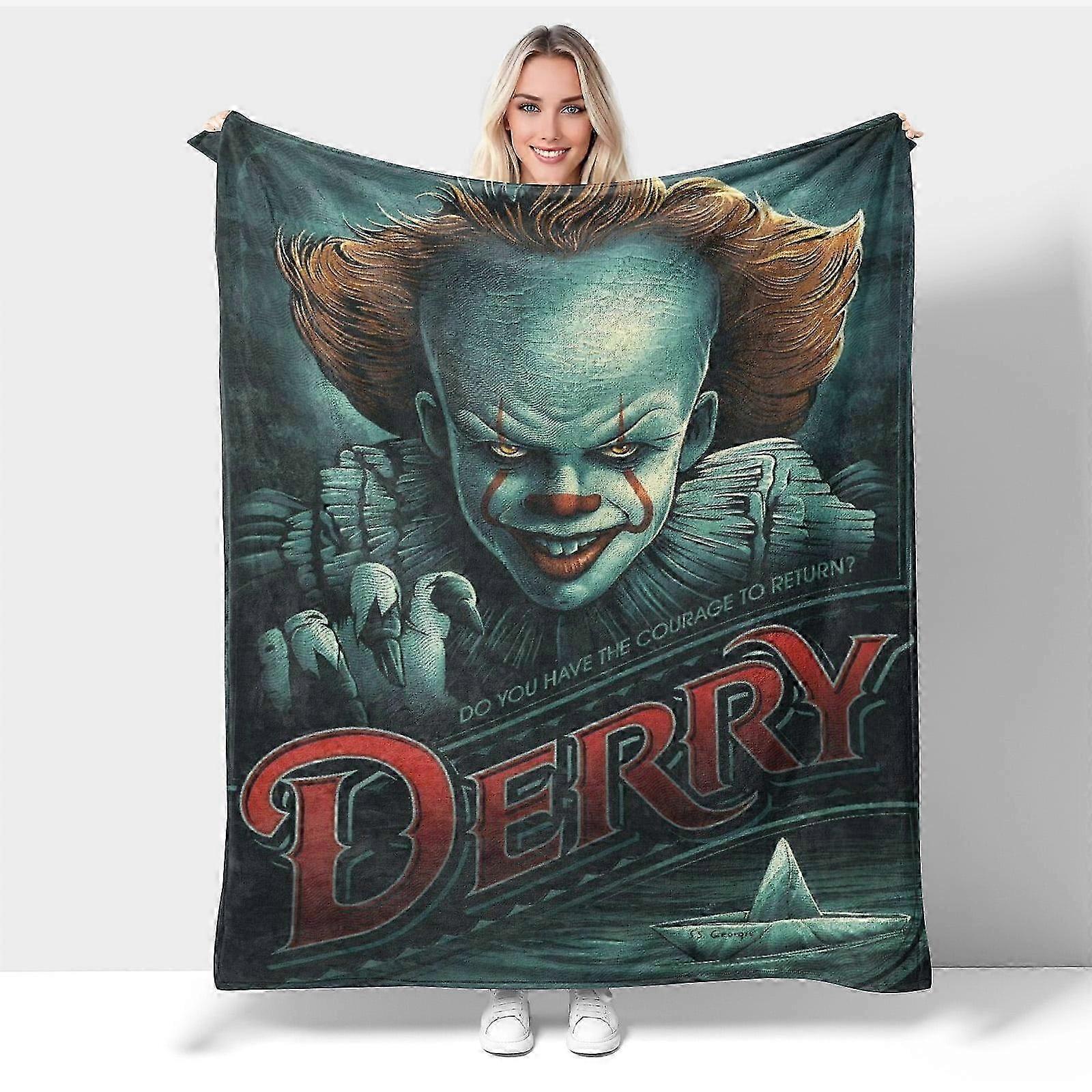 t4392 Blanket Halloween Stephen Kings It Blanket X Blanket bn4392