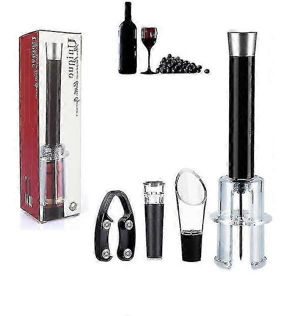 Opener ,Wino On-the-go Wine Opener Set Air Pressure Wine Corkscrew Bottle Opener Cork Remover Gift For Wine Lovers