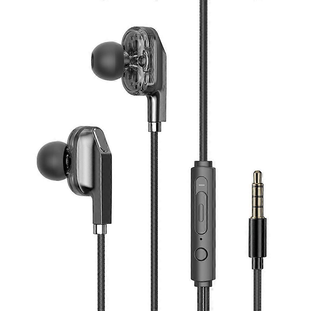 Wired Earphone 3.5mm/Type-C General Stereo Surround Sound Headphone for Vivo Compatible Xiaomi Compatible Oppo Compatible Huawei