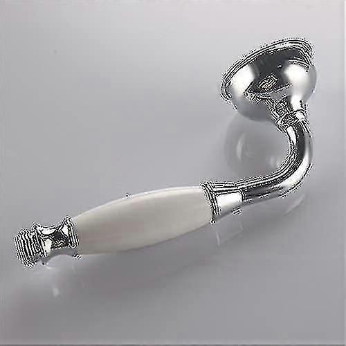 Messing dusjhode viktoriansk hånddusjsprøyte krom polert