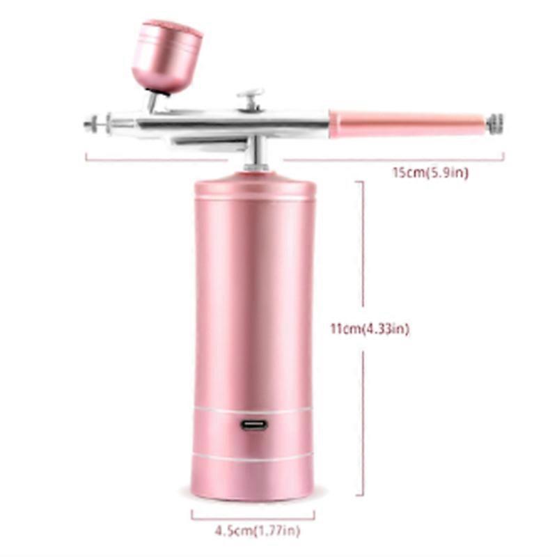 Oxygen Injector 180Kpa 2 Speeds Mini Airbrush Machine for Nail Art Tattoo Craft Cake Air Compressor Nano