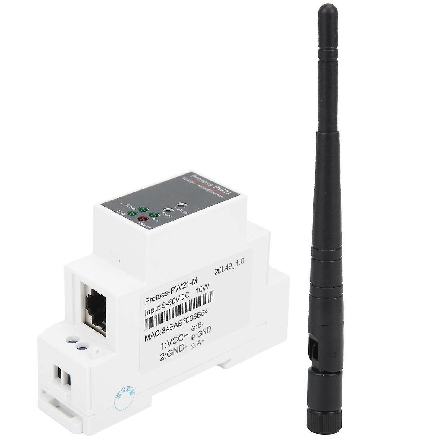 RS485 to WIFI Ethernet Serial Server for eCos System with Antenna 9-50VDC PW21-M