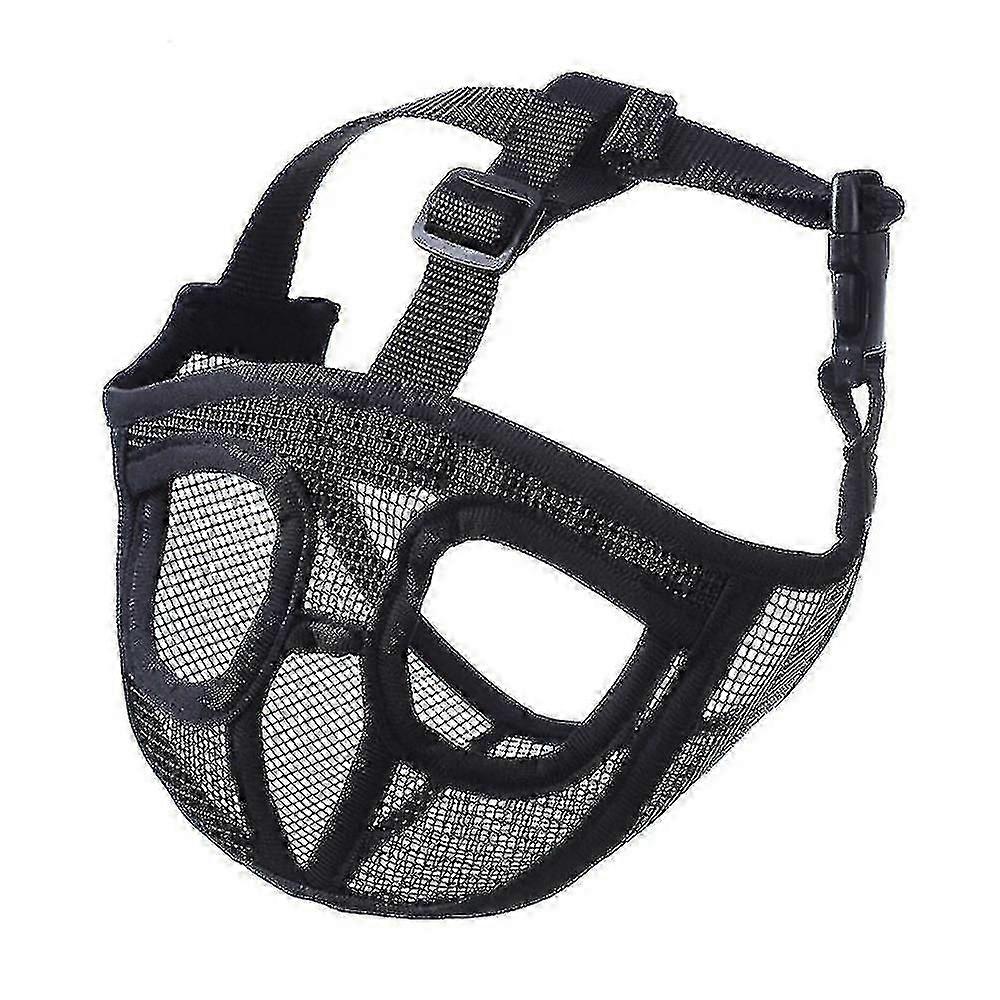 Short Snout Dog Muzzle Bulldog Muzzle, Stop Dog For Biting Barking Chewing, Adjustableshort Mouth Dog Anti-bite Anti-eating Mask Pet Supplies_l