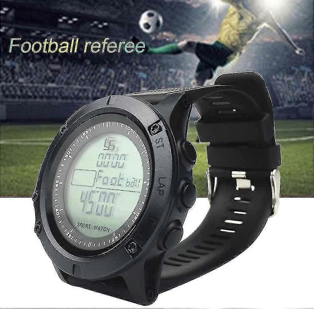 Football Referee Watch With Timer - Countdown, Stopwatch - Night Light - Big Dial Design
