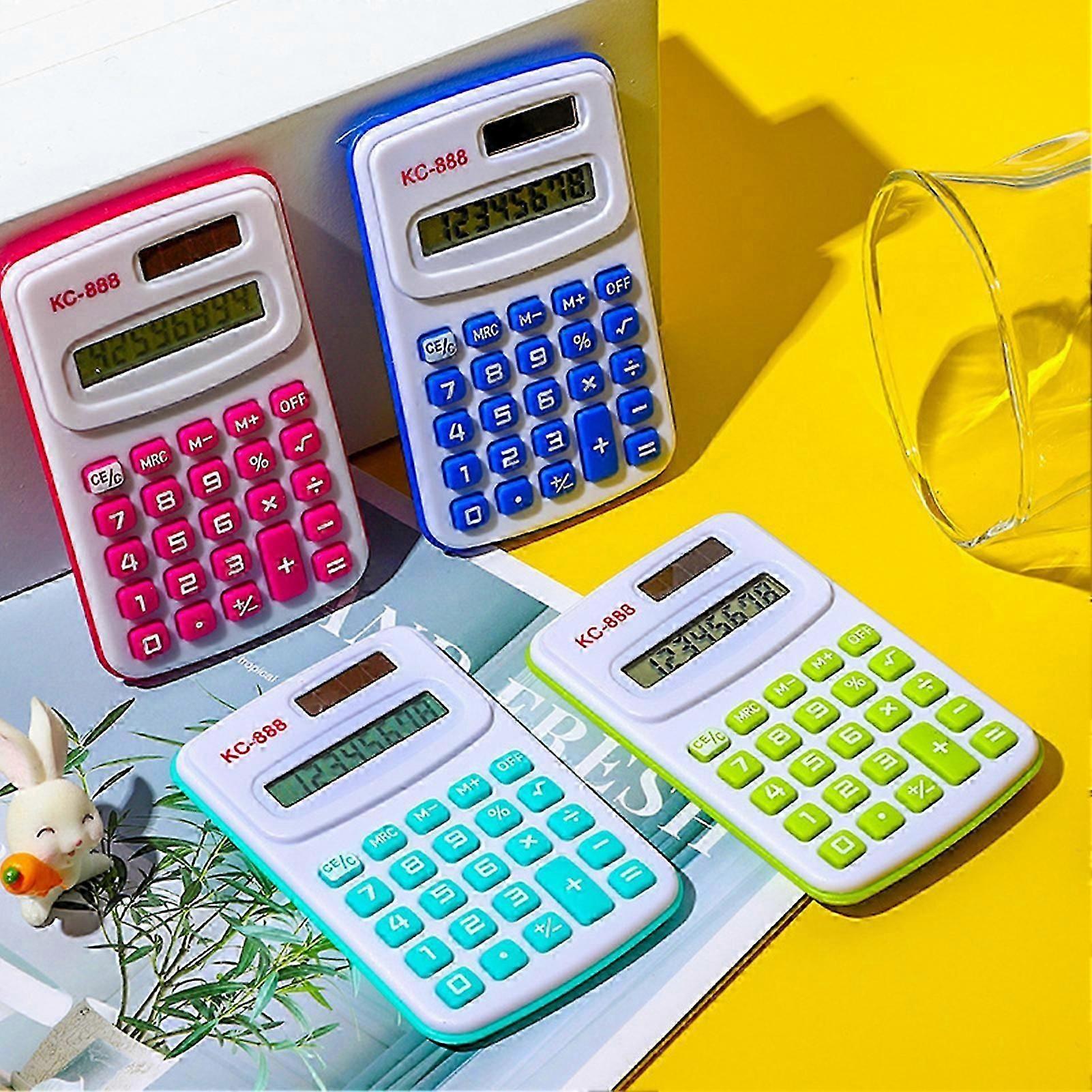 Mini Calculator Sensitive Button Accounting Tool Portable Students 8 Digits Pocket Calculator for Teacher mengxi