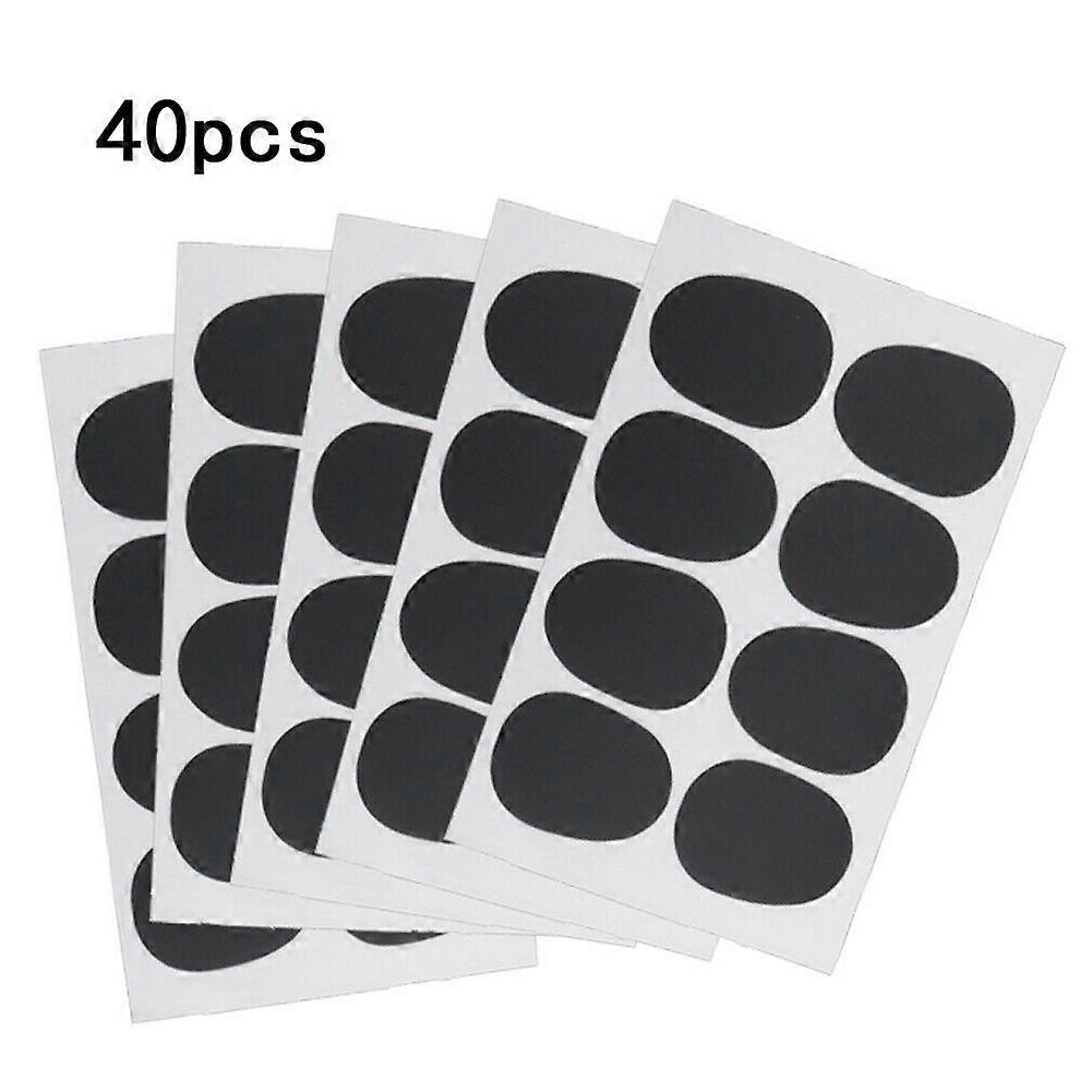 40Pcs Saxophone Mouthpiece Cushions Patch Pads 0.8mm Alto Tenor Saxophone Clarinet Mouthpiece Pad Pads 0.8mm Cushions