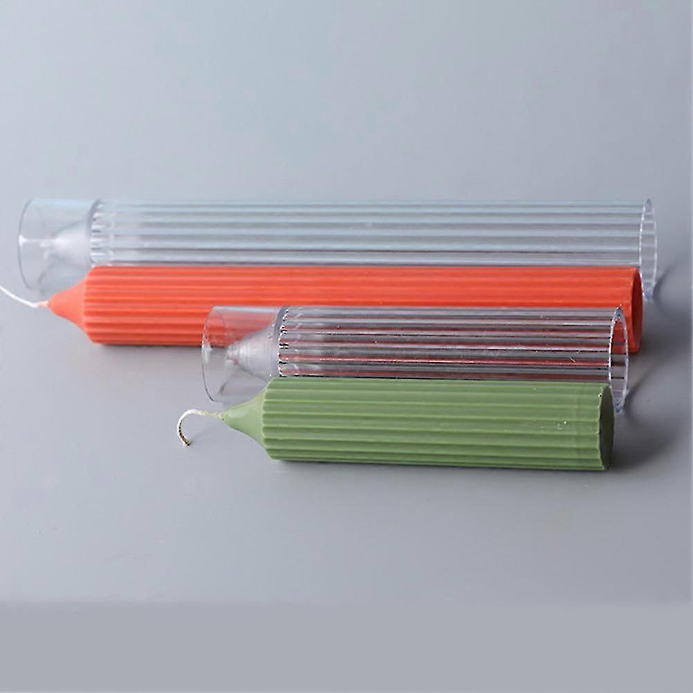 1PCS Long Plastic Pillar Candle Making Kit