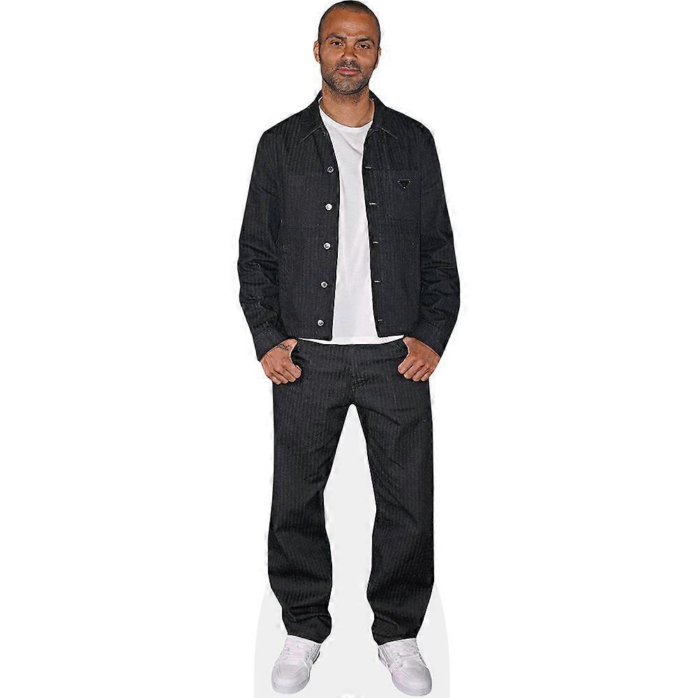 Tony Parker (Denim Set) Cardboard Cutout (lifesize OR mini size). Standee. Stand Up.
