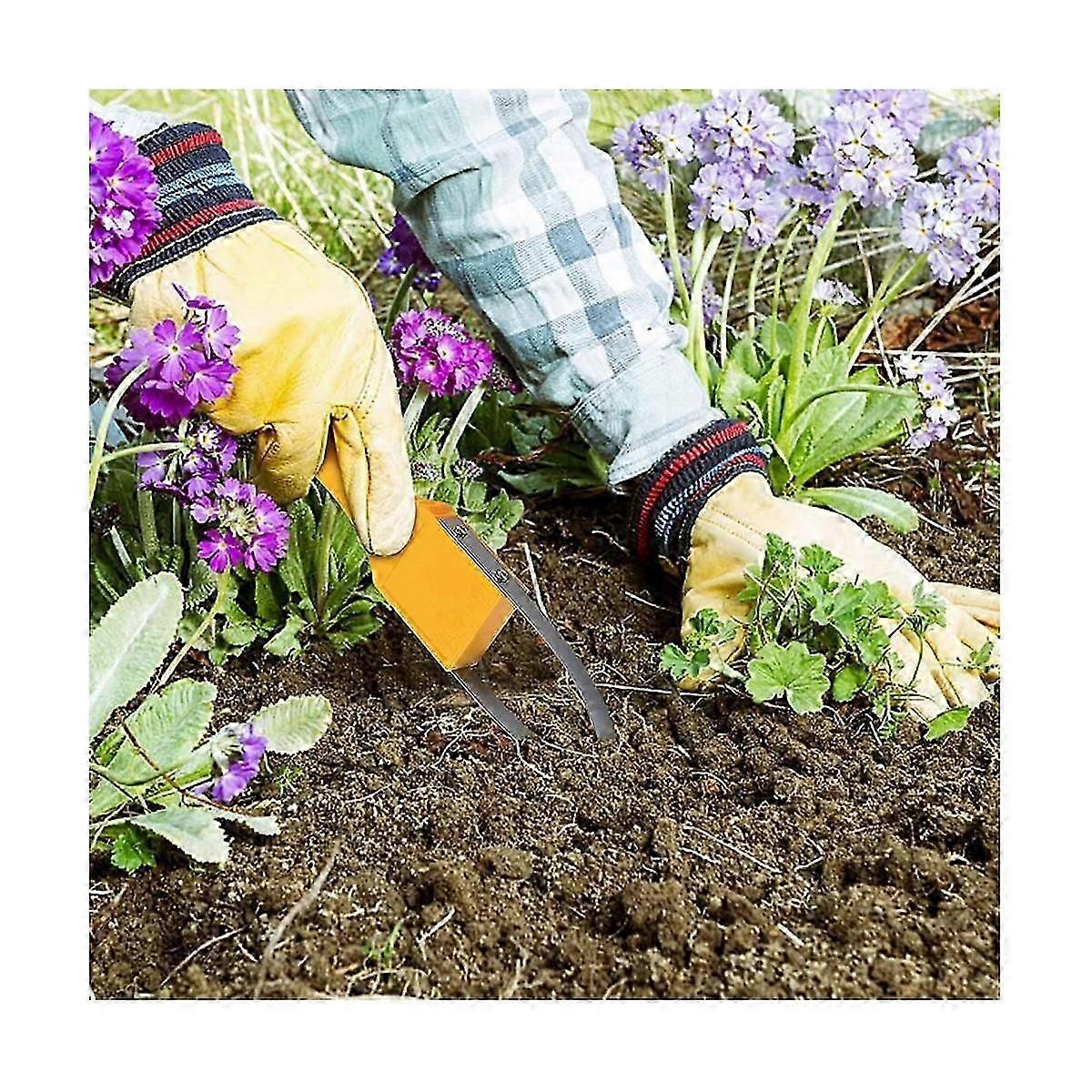2PCS Garden Bandit Hand Loop Weeder Tool for Lawn Attachments Yard Vegetable Garden Portable Cleani