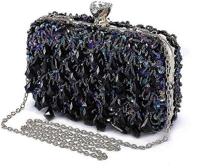 مساء حقيبة المرأة الماس مخلب حقيبة سلسلة لامعة حجر الراين حقيبة يد حقيبة الكتف لحفل زفاف