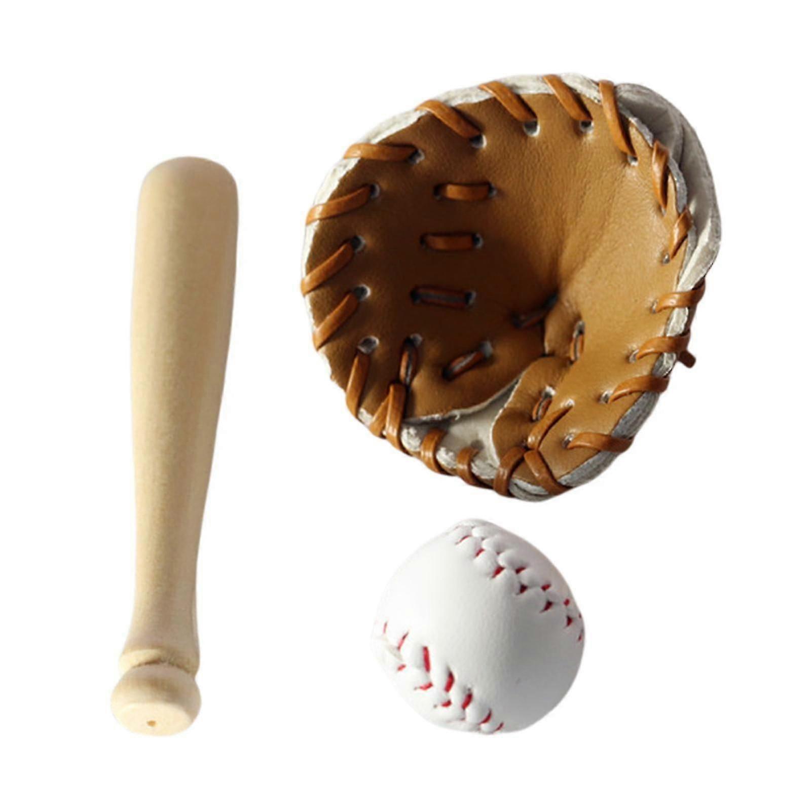 ミニチュア野球セット野球グローブとボールセットミニチュア