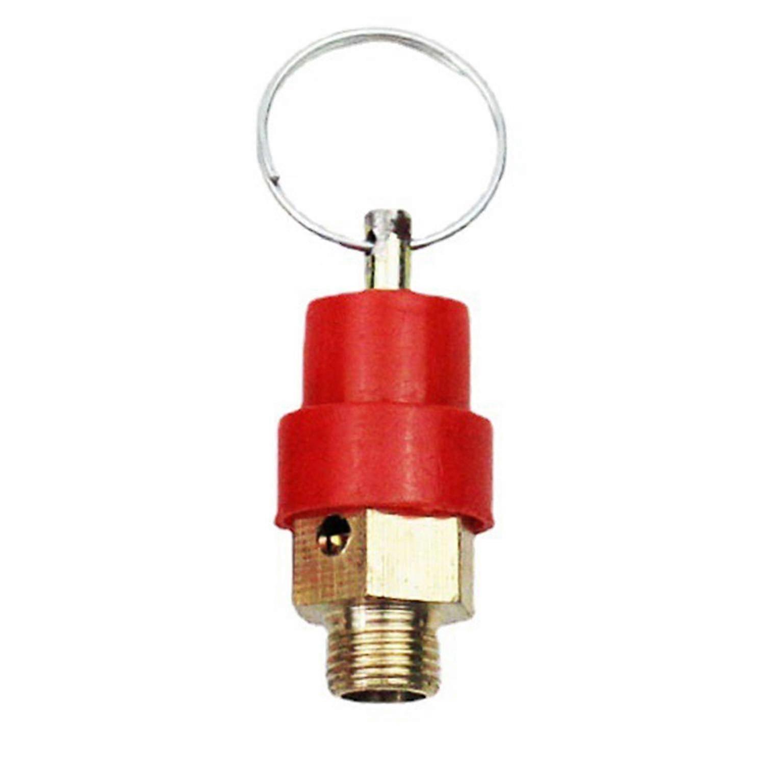 Air Compressor Safety Relief Valve with Male Thread & Pull Ring,Pressure Release Valve