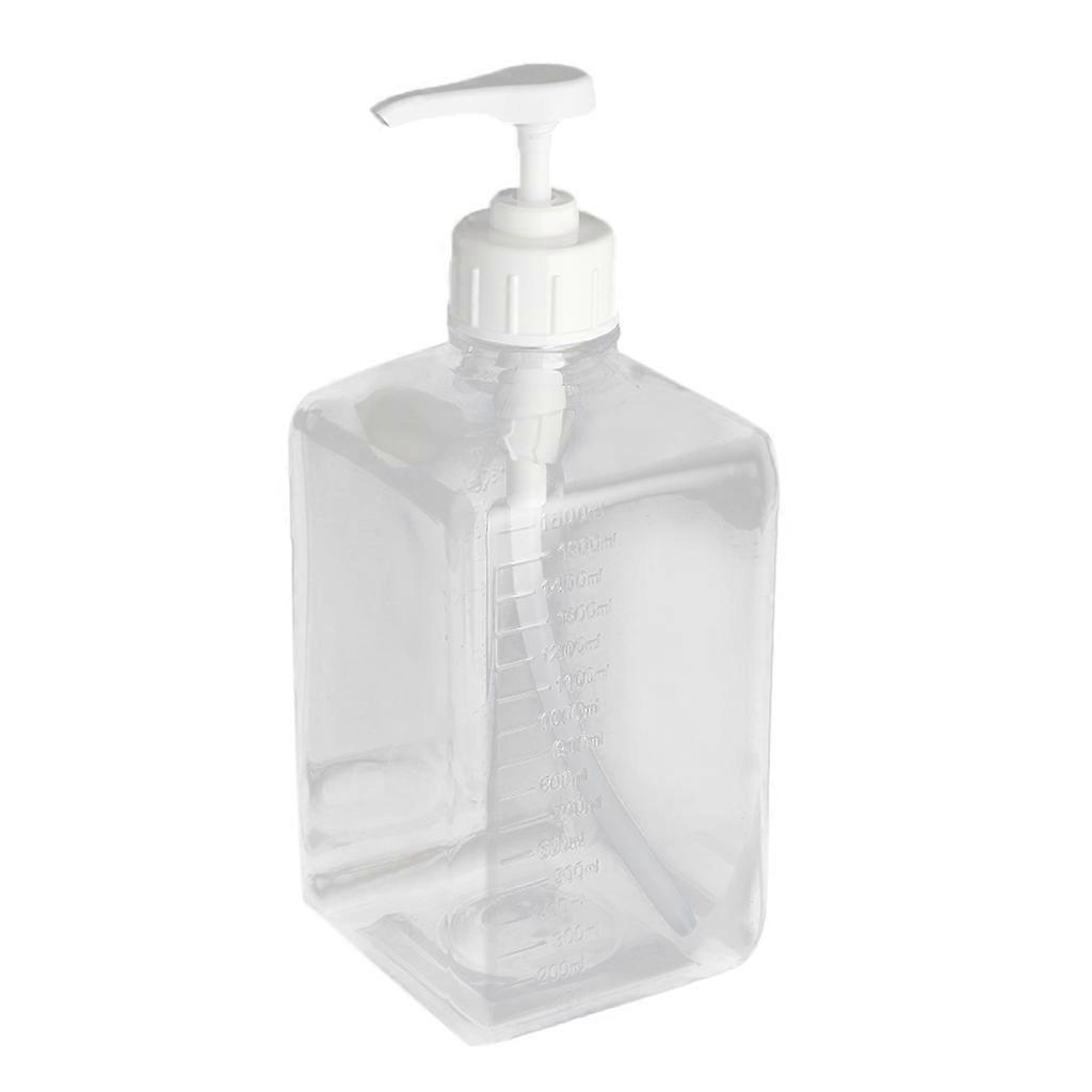 1600ml Clear Pump Bottle Refillable Design Versatile For Dispensing Condiment